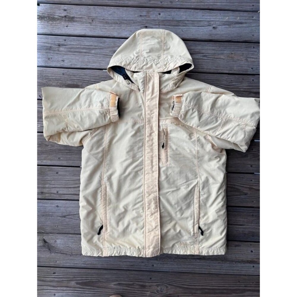 L.L. Bean Pastel Yellow Removable Layered Winter Jacket